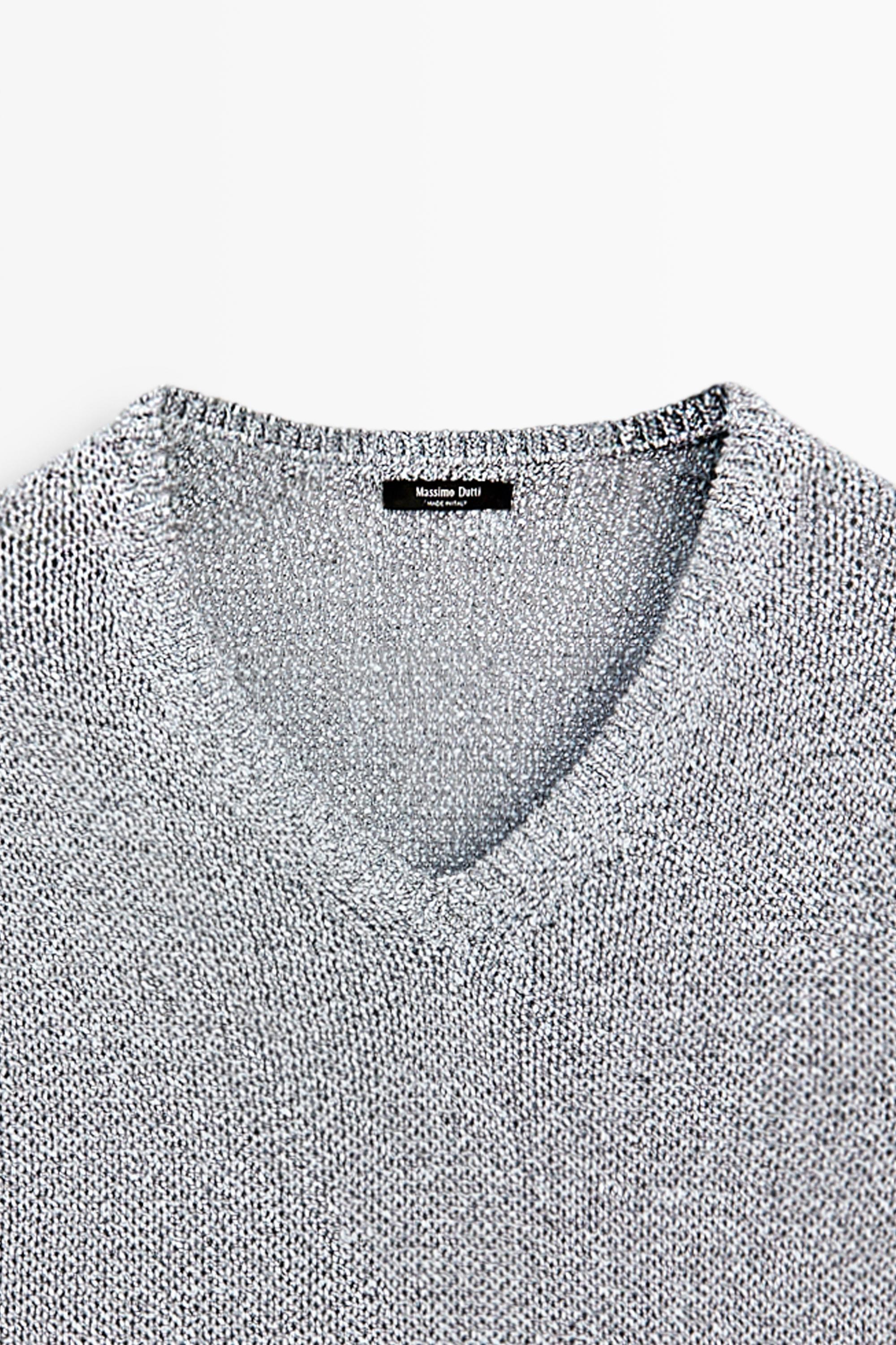Short sleeve knit top